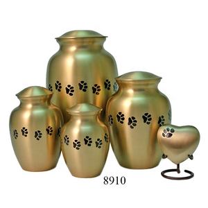 Urnas de cremación de latón macizo para cenizas humanas, urnas funerarias de latón de diseño lujoso para cenizas - Product Image 2