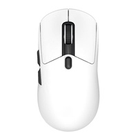 Pixart 3311 DPI 12000 RGB Putih Optik Isi Ulang Dapat Diganti Kabel Tipe C 2.4GHz Mouse Gaming Nirkabel