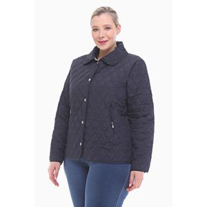 Veste matelassée saisonnière Vetre BB bleu marine pour femmes, tailles 42-52 - Product Image 2