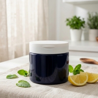 Fabricant en gros 400ml contenants d'emballage cosmétique pour animaux de compagnie pot en plastique avec couvercles