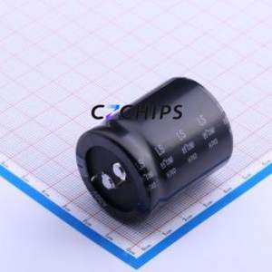 ตัวเก็บประจุแบบอิเล็กโทรไลต์อะลูมิเนียมแบบ Snap-in รุ่น LS-681M2G--A3540 ชนิด Through hole (THT) ขนาด D35xL40 มม. 680uF 20% 400V ระยะขา 10 มม. - Product Image 1