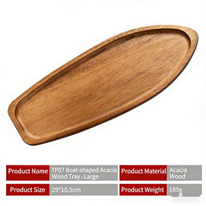Wholesale Solid Acacia Wood Rectangular <strong>Tray</strong> for Tea Cups Fruit <strong>Candy</strong> &amp; Cake Suitable for Home Kitchen Snack - Product Image 6