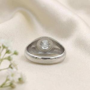Custom 925 Sterling Silver Moissanite <b>Diamond</b> <b>Ring</b> Luxury Bridal Engagement Fine Jewelry Collection - Product Image 4