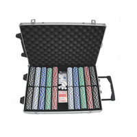 Jeu de 1000 jetons de Poker Texas, en argile polymères, classiques, couleurs multiples, set de jetons de poker