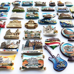 Imanes de Resina Pintados a Mano con Mensajes, Recuerdos Turísticos Italianos, Diseño Cultural Europeo de 6-8cm para Viajes y Decoración del Hogar, Venta al Por Mayor - Product Image 4