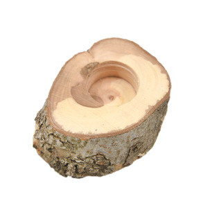 Applewood Food Bowl For Small Pets Chewproof Feeding Bowl Rounded Shape Solid Pattern - Product Image 3