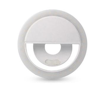 Mini anneau lumineux rond pour selfie, diffusion en direct sur mobile, beauté, alimenté par batterie, éclairage de remplissage pour selfie, flash pour appareil photo - Product Image 4