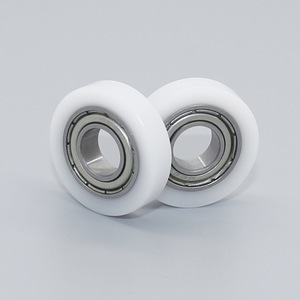 Roues de transmission plates en POM revêtues de plastique de 8*22*5mm fournies par le fabricant, poulies revêtues de plastique, roues résistantes à l'usure, roues anglaises - Product Image 2