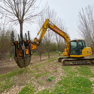 Shandong Factory <b>Tree</b> Spade Skid Steer & Excavator 6 Ton Suitable 800kg <b>Weight</b> <b>Tree</b> Transplanter Machine - Product Image 5