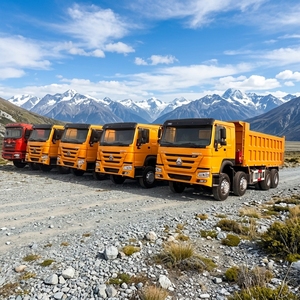 Camión Volquete Pesado Howo Reacondicionado de 371Hp, 12 Ruedas, 40 Toneladas, Diésel, Cámara Trasera, RHD/LHD, 8X4 6x4, Camiones Volquete Howo Usados - Product Image 1