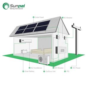 Sunpal Split montado en la pared fuera de la red con energía <span class=keywords><strong>Solar</strong></span> Ac sistemas de aire acondicionado 220V hogar habitación <span class=keywords><strong>minisplit</strong></span> aire acondicionado - Product Image 5