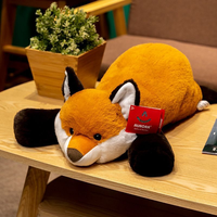 Ensemble de jouets en peluche lestés - Soulagement de l'anxiété Cadeau de Noël Coton PP Finition lavée avec des jouets en peluche en forme de renard paresseux