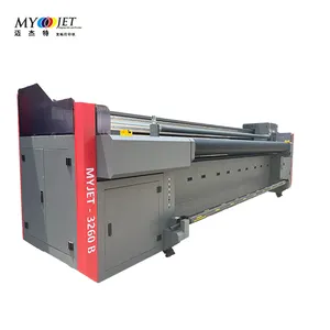 Myjet Hoge Kwaliteit 3.2M Hybride Uv Flatbed Ricoh Uv Roll Te Rollen Voor Tapijt Reclame Pvc Industriële Printer Voor Alle Doeleinden