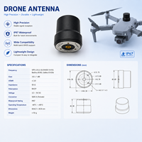 Antenne RIDA RDYLR-1 GPS L1 L2 L5 RTK GNSS pour récepteur portable UAV, double bande, quadrifilaire, hélice spirale, gain 283dBi