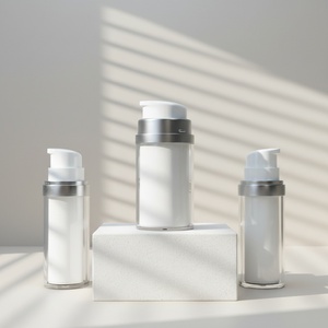 Brand Customized 15ml 30ml 50ml Cosmetic Plastic Lotion <b>Pump</b> <b>Bottle</b> Double Wall Airless Serum <b>Bottle</b> for Skincare Packaging - Product Image 2