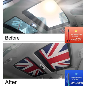 2PCS Pare-soleil de toit ouvrant de voiture pour Mini Cooper F54 F55 F56 F60 R55 R56 R60 R61 Heat Block <span class=keywords><strong>UV</strong></span> Parasol Accessoires de voiture - Product Image 6