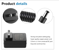 Adaptador Universal de Corriente CA/CC 9V 12V 24V 2A 3A 4A, Enchufe de Pared para PC/ABS, 24-48W