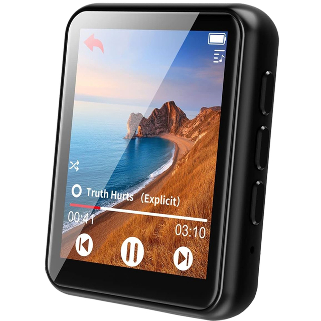 Kids & Students Mini Size MP3 Player with Built-In Speaker 32GB FM Radio for & E-Book for Sports Travel & School Use