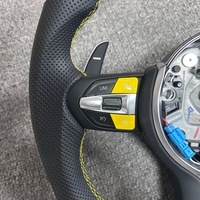 Volant en cuir personnalisé en forme de D M Performance pour BMW F10 F20 F30 F32 F80 F82 M3 M4 M5 M6 E90 X5 X6