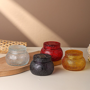 Candele profumate in rilievo di lusso di nuovo Design personalizzato candele di cera di soia regali biblioteca souvenir romantici candele profumate - Product Image 3