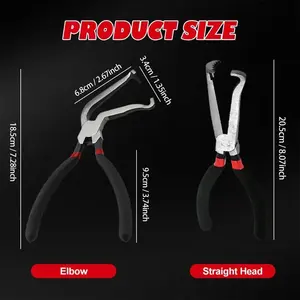 Outil de réparation de disjoncteur de <span class=keywords><strong>ligne</strong></span> de carburant automobile Pince de déconnexion électrique pour voiture Garage Réparation manuelle Outil de <span class=keywords><strong>ligne</strong></span> de fil Outil de véhicule - Product Image 4