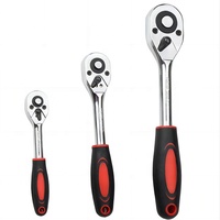 Clé à douille à cliquet 1/4 "poignée 24 dents clé à cliquet à dégagement rapide
