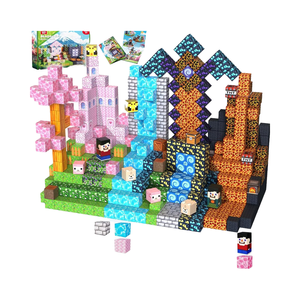 Onshine - Juego de Aventuras en el Bosque y el Volcán, 200 Piezas, Bloques de Construcción de Plástico con Imanes Fuertes, Juego Creativo STEM, Certificado de Seguridad - Product Image 1