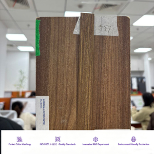 Bande de chant PVC à grain de bois sans différence de couleur, pré-revêtu d'adhésif thermofusible pour bureaux et armoires - Product Image 4