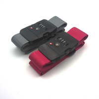 Ensembles de bagages de valise en nylon sangles de bagages ceinture de valise robuste serrures Tsa pour serrure à combinaison de bagages