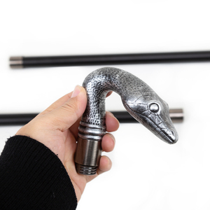 Bastone da Passeggio in Resina a Forma di Serpente, Stile Gotico Scuro, Accessorio di Moda Punk Vintage, Bastone Misterioso <span class=keywords><strong>per</strong></span> Halloween - Product Image 4