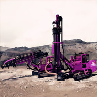 Machine de forage minier automatique avec système de changement de tige, équipement de forage rotatif pour trous de dynamitage