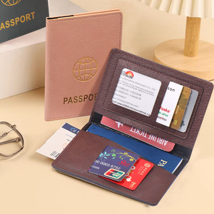 Porta Passaporto in Pelle PU Impermeabile dal Design Classico e Semplice, Prezzo all'Ingrosso, per Donne e Uomini - Product Image 6