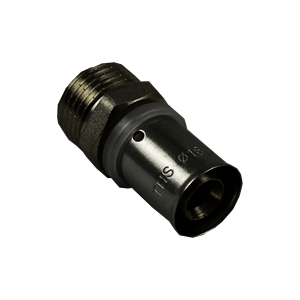 Press Fitting PEX-AL-PEX 26×<b>3</b>/<b>4</b>" Male <b>Connector</b> | Leak-Proof | THS Thermostyle® - Product Image 3