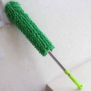 Duster statique en <span class=keywords><strong>chenille</strong></span> en acier inoxydable, rétractable, pour le nettoyage domestique, duster pour plafond, duster en plumes de poulet, vente en gros - Product Image 5