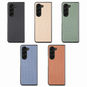 Étuis de téléphone en fibre de carbone pour Samsung flip <span class=keywords><strong>z</strong></span> <span class=keywords><strong>fold</strong></span> 5/4/<span class=keywords><strong>3</strong></span>/2, étui en fibre d'<span class=keywords><strong>aramide</strong></span> super léger et mince pour <span class=keywords><strong>Z</strong></span> <span class=keywords><strong>fold</strong></span> 5 - Product Image 4