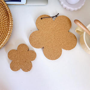 Sous-verres en liège personnalisés en forme de fleur, nouveau design créatif pour tapis et protections - Product Image 3
