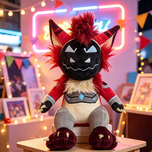 Peluche Monstre à Poils Personnalisée, Personnage de Dessin Animé en Peluche Brodé pour Vente en Gros de Jouets - Product Image 2