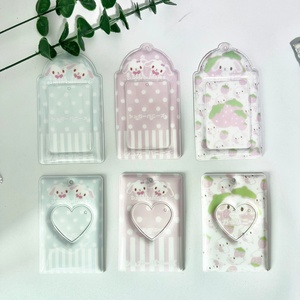 Custom all'ingrosso il tuo Design carino stile corea copertina <span class=keywords><strong>per</strong></span> carte in PVC custodia Kpop supporto <span class=keywords><strong>per</strong></span> fotocopie stelle foto raccogli i titolari della carta - Product Image 2
