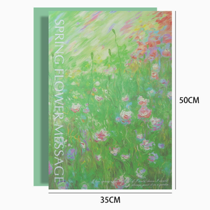 Papier kraft style peinture à l'huile, vente en gros d'usine, papier d'emballage pour fleurs, emballage cadeau pour bouquet de fleurs, matériel d'emballage DIY - Product Image 3