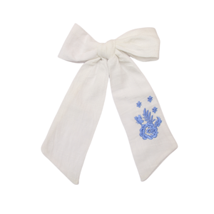 बच्चों के हेडवियर धनुष स्क्रूकी 8-इंच चीयरलीडर डोवैल मछली रबर बैंड को अनुकूलित करें - Product Image 6