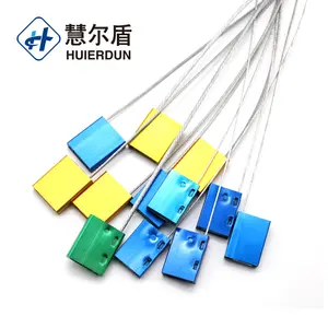 HED-CS106 produsen segel kabel keamanan aluminium segel kabel kode bar segel kabel
