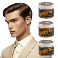 Marque privée personnalisée Forte tenue Cire pour cheveux Bord pommade de cire de couleur pour le coiffage