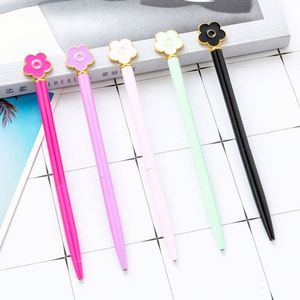Bolígrafo Metálico Multicolor de 1.0 mm con Mecanismo de Giro, Diseño Floral, para Estudiantes, Regalo Promocional, Personalizable con Logotipo - Product Image 1