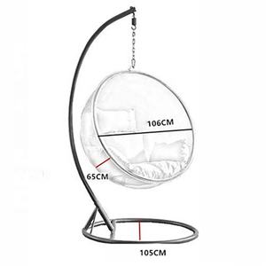 Alla moda all'aperto giardino Park Patio Hotel <span class=keywords><strong>Resort</strong></span> acrilico trasparente amaca appesa con stand - Product Image 6