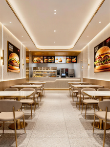 Muebles de Restaurante Comerciales de Diseño Moderno OEM ODM, Sillas de Bar, Cafetería, Comida Rápida, Catering, Juego de Mesas y Sillas de Comedor - Product Image 5