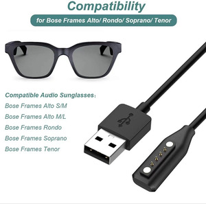 Câble de charge USB compatible avec les lunettes <span class=keywords><strong>Bose</strong></span> Frames Alto/Rondo/Tenor/Soprano - Product Image 3