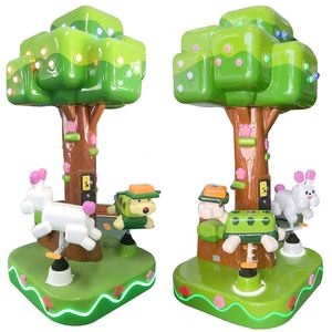 Manège à chevaux pour 3 personnes avec boîte à musique, équipement de parc d'attractions, manège pour enfants à monnayeur, machine de jeu pour enfants - Product Image 3