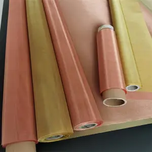20 60 80 100 tela de malla de alambre tejida de bronce fosforado de tejido liso en stock