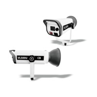 Lumière vidéo COB 500W de couleur blanche, LED bicolore avec éclairage continu pour studio, diffusion, photographie de téléphone, OEM