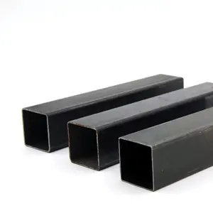 HOT Selling High Quality Carbon Square Steel Pipe JIS GS Certified Hot Rolled Q195 Q235b Black Iron Rectangular Welded 12m